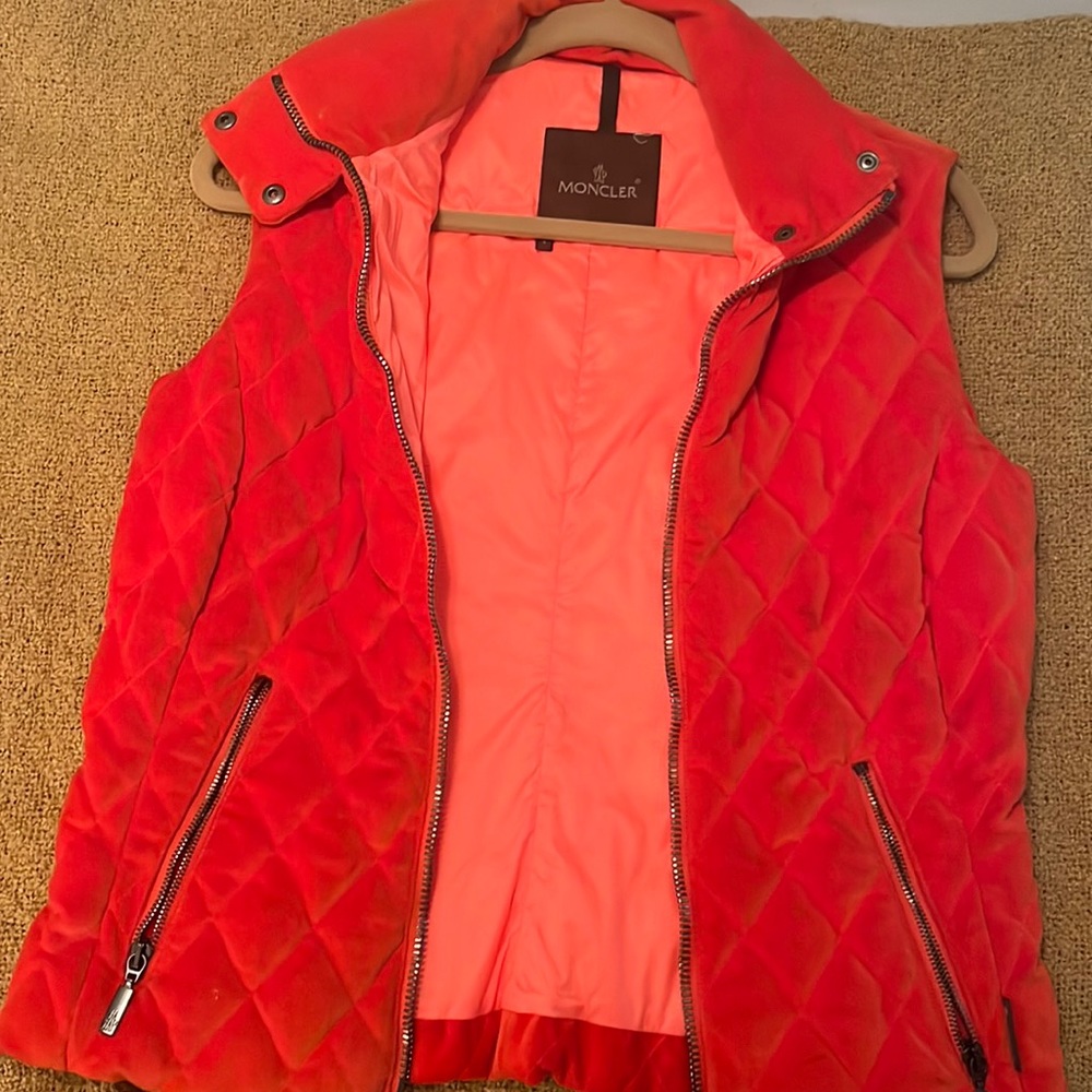 Moncler, quilted vest.